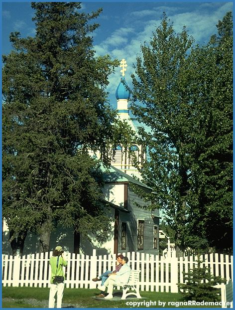 Alaska Bild: Russisch-Orthodoxe Kirche in Kenai